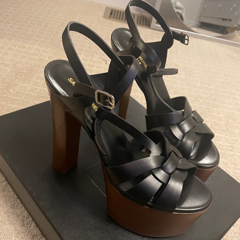 Saint Laurent Tribute Platform Sandal